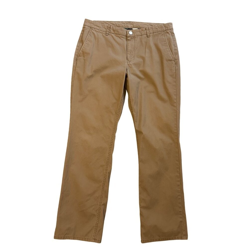 Bonobos Straight Fit Washed Chino Pants Mens Size 35/32 Business Casual Preppy